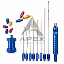 Liposuction Luer Lock Cannulas Nano Fat Transfer Kit Set of 18 pcs picture