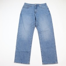 Madewell Jeans Womens actual size 32 Curvy 90s Straight Blue Denim Y2K picture