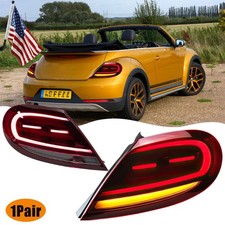 Pair LED Tail Lights For VW Beetle 2013-2019 Rear Sequential Turn Signal Lamps picture