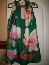Misses NWT *Glam* multi print sleeveless a-line sleeveless dress Size: Large picture