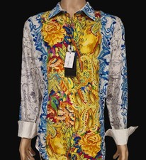 NWT $498 ROBERT GRAHAM THE B HUDSON LIMITED EDITION PURE SILK SHIRT XL picture