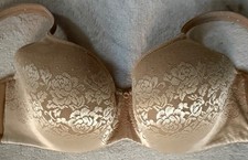 SOMA INTIMATES Stunning Support Balconette Bra, Beige,  Size 38C picture