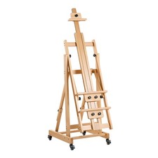 Uimoso Studio H-Frame Easel for Art Projects, Holds 1-2 Canvases up to 78.74
