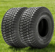 2PCS 18x9.50-8 Lawn Mower Tires 18x9.5x8 4PR Heavy Duty 18x9.5-8 Tubeless Turf picture