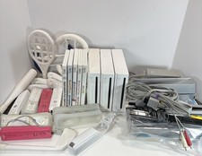 Huge Nintendo Wii Lot- 3 Consoles/Controllers/5 Games/Sport Accessories- Tested picture