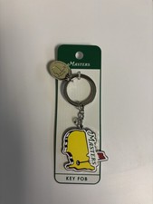 Masters Golf Keychain – Yellow Augusta Map Logo – 2026 Tournament Souvenir – New picture