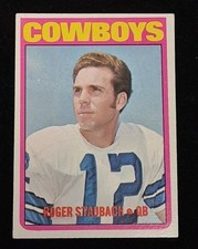 1972 Topps Football - Roger Staubach Rookie #200 (RC) VG - EX 🏈 Dallas Cowboys picture