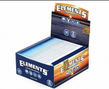 ELEMENTS KING SIZE SLIM  ULTRA THIN Rolling Paper - 50 pack Display picture