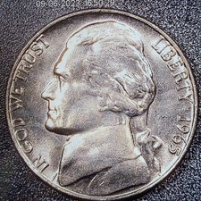 1965 P Uncirculated Jefferson Nickel picture