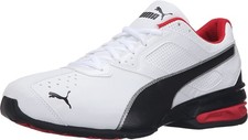 PUMA Men's Tazon 6 FM Cross Training Shoes, White-Black-Silver, Size 8.5 US picture