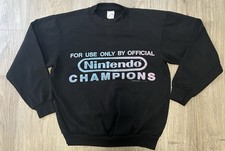 VINTAGE 1989 “Nintendo Official champions”Sweatshirt YOUTH Size Large RARE picture
