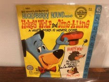 Hanna Barbera Signed Huckleberry Hound Album Bill Hanna Joe Barbera Autograph picture