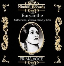 Weber: Euryanthe (1955) by Joan Sutherland, Fritz Stiedry, Frans Vroons - CD picture