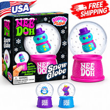 NeeDoh Squish Flow Snow Globe Stress Relief Squeeze Sensory Fidget Toy Gift USA picture