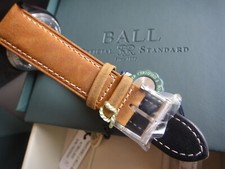 Genuine Ball Engineer II NM2028C 21mm x20mm leather strap band bracelet NEW picture