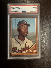 1962 Topps - Hank Aaron #320 Psa 1.5 picture