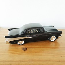 Vintage Telemania 57 Chevy Black  Phone W/ Chrome & Whitewalls (no cord) picture