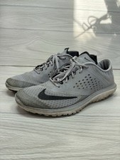 NIKE FS LITE RUN 2 Wolf Grey Men's Running Shoes Black Swoosh Size 10 685266-011 picture