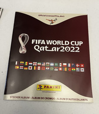 Panini FIFA World Cup Qatar 2022 Sticker Album w/ Sticker Packs Lot picture