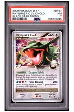2009 Pokemon D & P Rayquaza C LV. X DP47 Black Star Promo Holo NM PSA 7 NEW CERT picture
