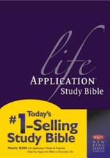 Life Application Study Bible NKJV - Hardcover By Tyndale - GOOD picture