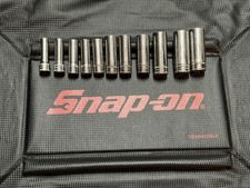 Snap On 3/8” Drive Metric Deep Socket Set 9mm-19mm picture