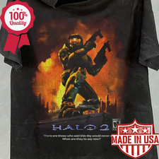 Halo 2 Master Chief T-Shirt – Retro Bootleg Video Game Graphic Tee S-5XL AH0183 picture