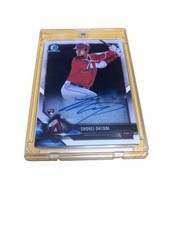 2018 bowman chrome shohei ohtani Rc Auto Fcsmile /display Card picture