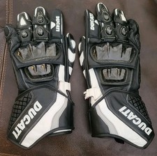 Ducati Spidi Corse Leather Gloves Black New Size XL picture