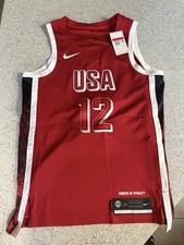 USA Basketball Caitlin Clark #12 Nike Unisex Red 2026 FIBA World Cup Large picture