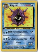 Cloyster Uncommon Fossil 32/62 1st Edition NM picture