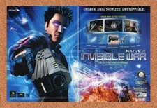 Deus Ex Invisible War PC Original 2005 Ad Authentic NVidia Video Game Promo picture