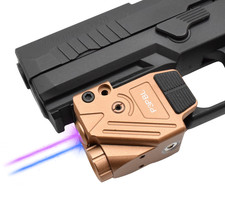 Hilight Tactical P3PBL TAN Dual Beam Purple/Blue + 700 Lumen Handgun Light Laser picture