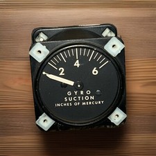 Airborne Manufacturing Suction Gauge (as removed Cessna 172) picture