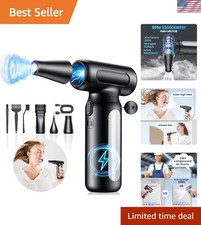 Electric Compressed Air Duster, Rechargeable Cordless Air Duster for PC, Keyb... picture