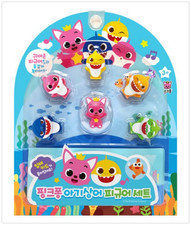 Pinkfong Baby Shark Family 6-Piece Figure Set Korean Packaging | Ships from USA picture