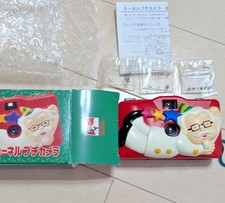 KFC Colonel Sanders Point & Shoot Toy Film Camera Cute Unused Japan Rare picture