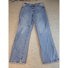 Sonoma Goods For Life High Rise Straight Leg Blue Jeans 14R Medium Wash Denim picture