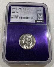 1965 SMS 5C MS 68 Traderbea BERT Purple Core picture
