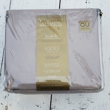 AUTHENTIC WAMSUTTA Dream Zone 1000 TC PimaCott QUEEN Sheet Set GREY DISCONTINUED picture