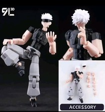 9L 3D Anime Figure Jujutsu Kaisen Gojo Grey Pants T13 Movable Dummy Lucky13  picture