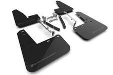 Rally Armor MF89-UR-BLK-DGRY Black UR Mud Flaps Kit for 23-26 Toyota GR Corolla picture