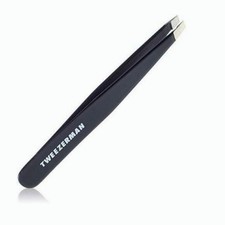Tweezerman Black Full Size Slant Stainless Steel Slant Tweezer  picture