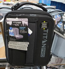 Titan Pro by Arctic Zone Black Soft Cooler Lunch Bag Leak Resistant New picture