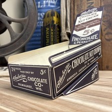 Antique Ambrosia Chocolate Milwaukee Candy Store Counter Display Patent 1915 picture