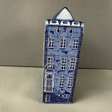 Vintage Delft's Canal House Hand Painted Holland Blue Ceramic 5