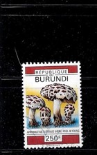 BURUNDI SC# 694 1992 POSTALLY USED MUSHRROM COMMEMORATIVE VF OLD STAMP picture