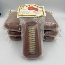 Handi-Sweep Mini Sweeper Brown Vintage Rotating Natural Brush NEW Lot of 10 picture