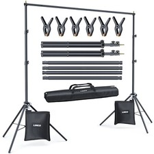 LINCO Backdrop Stand for Parties Kit 10x7 ft Studio Background Support System picture
