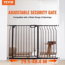 Extra Wide Baby Gate 29.5 to 48.4 in 30 in High Dog Gate Stairs Doorways Walk Th picture
